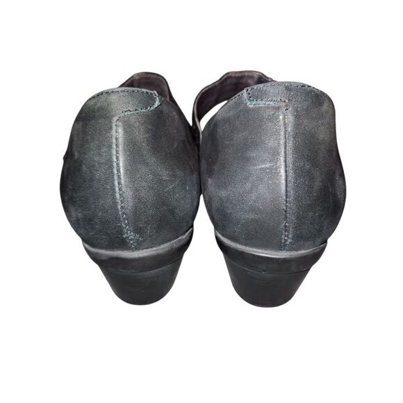 NAOT Attitude Black Suede Leather Mary Jane Heels Shoes Size 40 9.5 - Picture 2 of 5